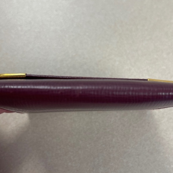 Cartier Vintage Must Line Coin Case Leather Wallet - Bordeaux - Preowned - Picture 9 of 9